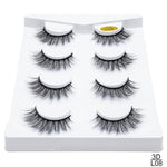 SEXYSHEEP 2/4 pairs natural false eyelashes fake lashes long makeup 3d mink lashes eyelash extension mink eyelashes for beauty