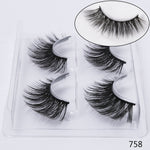 SEXYSHEEP 2/4 pairs natural false eyelashes fake lashes long makeup 3d mink lashes eyelash extension mink eyelashes for beauty