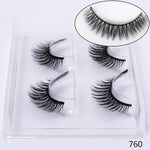 SEXYSHEEP 2/4 pairs natural false eyelashes fake lashes long makeup 3d mink lashes eyelash extension mink eyelashes for beauty